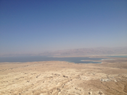 Tourist trip for the day was out to Masada and the Dead Sea. Masada is one of the most historic spots for Jews in Israel. It was the site of the last stand of the Jews against the Romans in 73 CE. Note the "CE" for Common Era, not "AD", which along with "BC" is not used by the Jews.