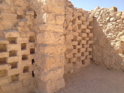 This is where the inhabitants kept the carrier pigeons that were used for messaging to and from the fortress.