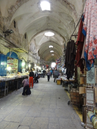 Leaving the Jewish quarter and now heading into the Muslim quarter.