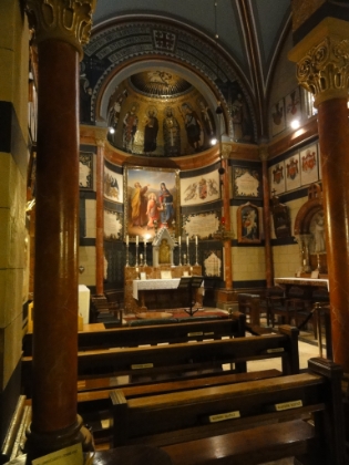 The chapel inside the Austrian hospice.