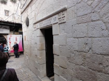 Station V where Simon of Cyrene helped carry the cross.