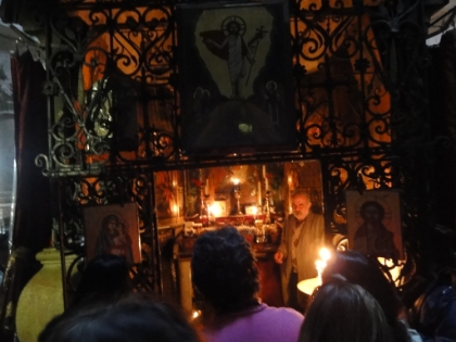 Another of the chapels at the Golgotha (Calvery). These small chapels are built at the site of each of the most holy stations of the cross.