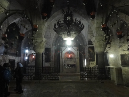 The Chapel of Saint Helena, the mother of Emporer Constantine, and the one responsible for building the original church and finding the True Cross.