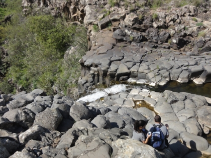 The top of Zevitan Fall.