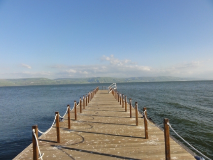 A look down the dock.