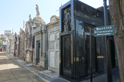 Some of the vaults are very well maintained, while others are falling into disrepair.