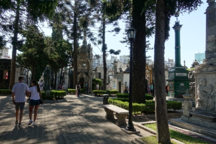 The Recoleta Cemetery is considered one of the most beautiful cemeteries in the world. That seems like a bit of an oxymoron, but it is indeed impressive.