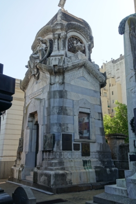 One of the older vaults, many of which have beautiful stained glass windows.