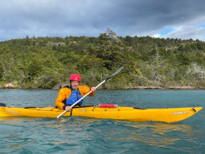 But before long, we were out into a more exposed area of the lake, and the winds were really picking-up. I was getting pulled out towards the middle of the lake and had to make a mad dash back to the shoreline!