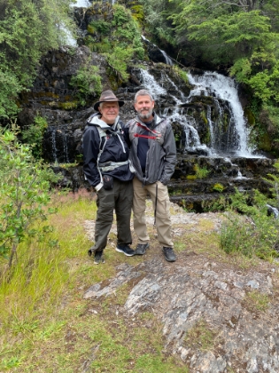 Someone happened by to take our picture.