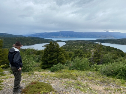 Dad taking in the view.
