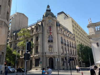 Headquarters of the Metropolitan Region of Chile (equivalent to a state in the United States).