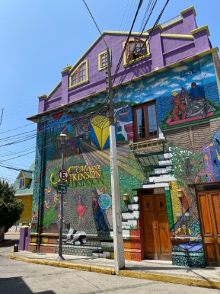 More colorful street art.