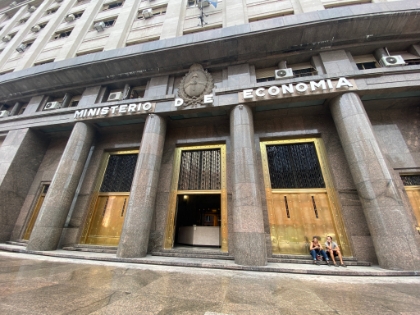 The Economic Ministry building.