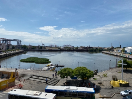 Next we stop at the port at the mouth of the river (La Boca means The Mouth).