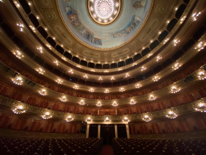 Looking towards the back of the theater.