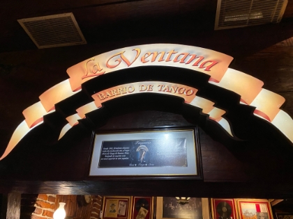 For the evening, we were driven to La Ventana in the San Telmo area of town for a Tango show.