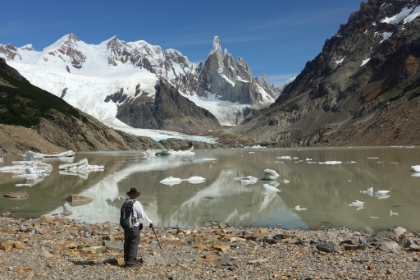Dad taking in the view.