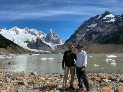 Dad and I at Laguna Torre. Two days in a row of absolutely world class photo spots. We need to celebrate birthdays like this more often!