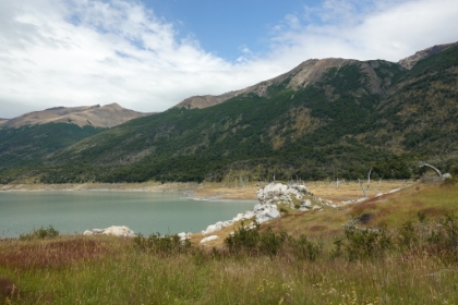 The nice inlet where the boat had dropped us off.