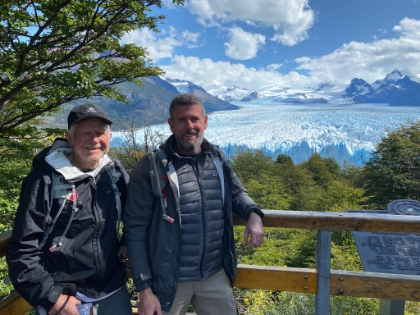 Dad and I at the Balconies.