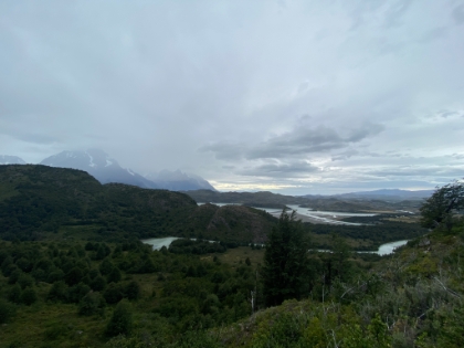 The view South as we continue climbing.