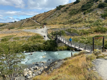 One last river crossing as we return to the trailhead at Hotel Las Torres.