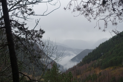 Climbing out of the valley. I had picked this trail without knowing much of anything about it. I wasn't sure it would be worth the long drive, but it turned out to be a great trail.