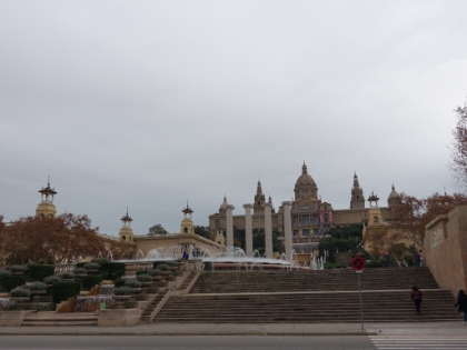Palau Nacional. A palace from the early 1900’s that now holds the National Art Museum of Catalonia.