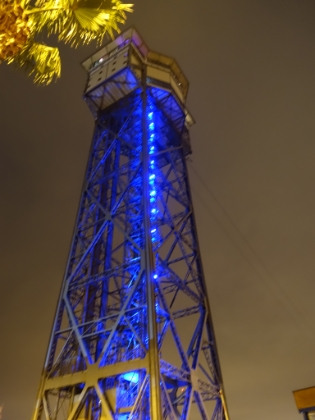 That night, our group ate at Torre d’Alta Mar, a fancy restaurant at the top of a tower built in 1929. It has amazing 360 degree views of Barcelona and the Mediterranean. We had a six course meal complete with an appetizer of duck liver. Definitely an experience.