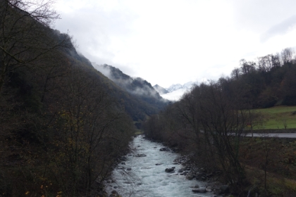 I wish I'd been able to take more pictures on the drive. The drive into Gavarnie was beautiful. Crazy how the roads would go from a little, but fast moving, highway right into a centuries old French village with buildings right on the street and the road narrowing to barely wide enough to fit a car in each direction.