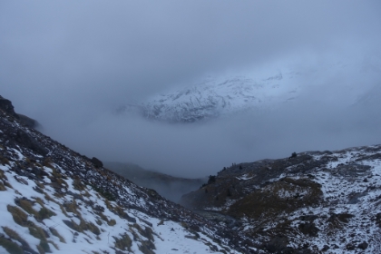 Still no clear views of the cirque, but awesome scenery nonetheless. Fortunately, I made really good time on the way down and made it back to the hotel just before dark.