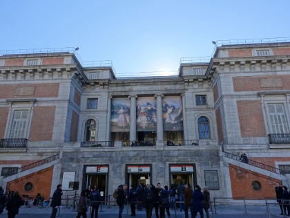 Entrance to the musuem. I spent almost two hours inside and got a pretty good overview of the collection. The museum is definitely impressive, as is the size of the collection. But the art itself didn't really appeal to me. There were almost zero paintings of the outdoors! Carlos de Haes was my favorite of what I saw.