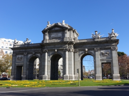 The famous Puerta de Alcal&aacute; built in the late 1700s.