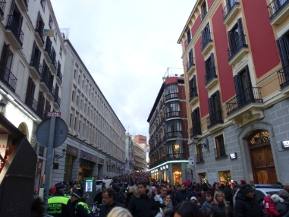 And I mean really big crowds. The densest sea of humanity I have ever been in. I had to walk all the way up this street to my next destination. It definitely slowed down the sightseeing, but was a great experience.
