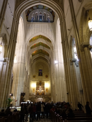 Looking towards the back of the cathedral.