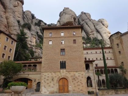One of the buildings outside the monastery.