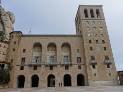 Santa Maria de Montserrat Abbey is a Benedictine Abbey and site of believed visitations by the Virgin Mary. It's also considered to be one of the potential locations of the Holy Grail in Arthurian legend.