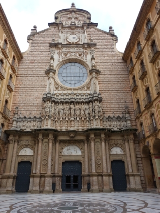 Entrance to the Basilica.