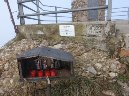 The Sant Jeromi summit at 1,236m (4,055').
