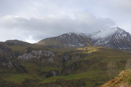 Gorgeous drive. Also one of the most narrow, twisty roads I have ever been on. With intermittent fog and rain to make it even more interesting. The road here is part of the Tour de France route.