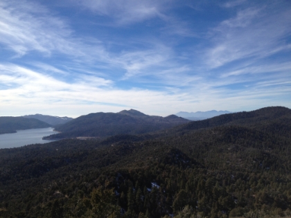 Looking down towards the West end of the lake. Time to head back down. A short, but nice, 1500' gain day.