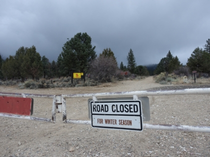 The fireroad off Highway 38 leading to the Sugarloaf Mountain trailhead. I had read that it might be closed in the winter, but I was hoping it would still be open in such a dry year. No such luck. I had to run the 1.5 miles to the trailhead adding 3 miles round trip to the day.