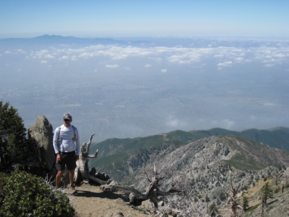 Dr. Rock on the peak.