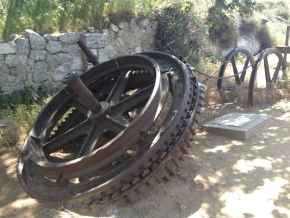Remnants of the Mr. Lowe Railway that ran all the way up to Echo Mtn and was supposed to eventually run up to Mt. Lowe.