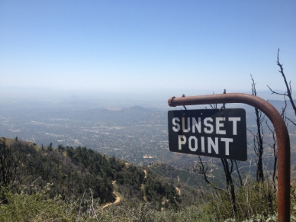 Looking West from Sunset Point.