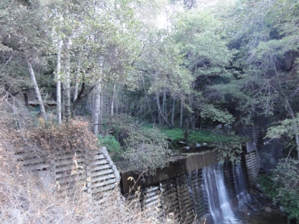 There's still plenty of water flowing, just like this time last year.