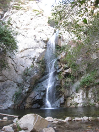 Sturtevant Falls. A short detour takes you to the bottom of the falls.