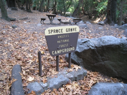 Made it to Spruce Grove campground, just below Camp Sturtevant.