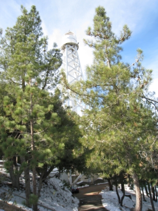 The 150 foot solar tower, operated by UC Berkeley. Go Bears!